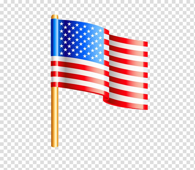 Flag of the United States Illustration, United States flag transparent background PNG clipart