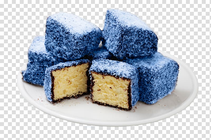 Lamington Australian cuisine Sponge cake Food, Australia transparent background PNG clipart
