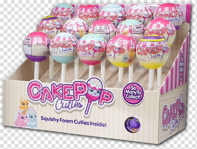 Cake pop Squishies Toy Sugar, cakepop transparent background PNG clipart