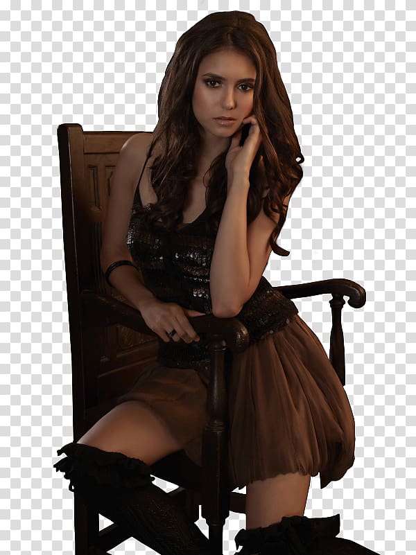 Nina Dobrev The Vampire Diaries Elena Gilbert Niklaus Mikaelson Poster, nina dobrev transparent background PNG clipart