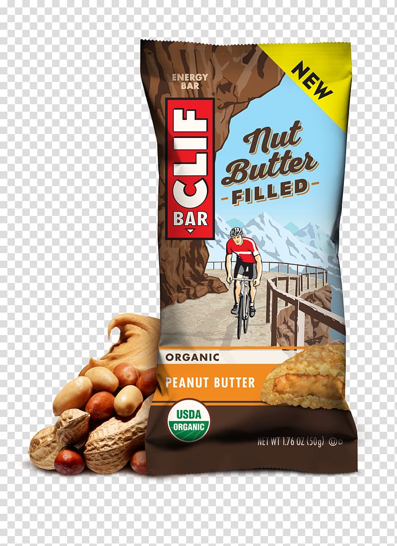 Clif Bar & Company Energy Bar Nut Butters Peanut butter Almond butter, peanut butter transparent background PNG clipart