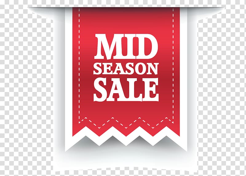 Mid Season Sale , Sales Label Sticker , Red Mid Season Sale Label transparent background PNG clipart