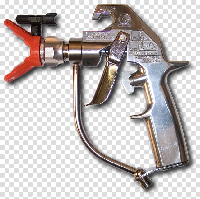 Trigger Firearm Spray painting Airless Gun, paint transparent background PNG clipart