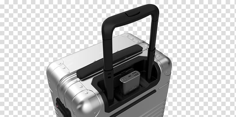 Battery charger Suitcase Baggage Travel Hand luggage, luggage transparent background PNG clipart
