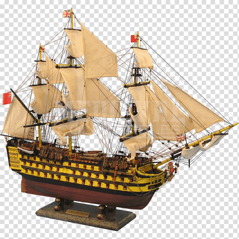 Brigantine HMS Victory Ship of the line Caravel, Ship transparent background PNG clipart