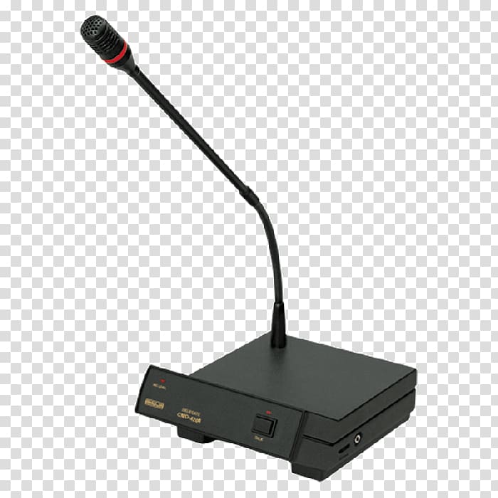 Microphone Public Address Systems Sound reinforcement system Wireless conference system, microphone transparent background PNG clipart