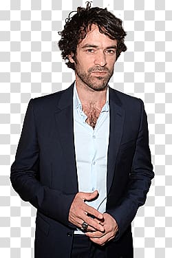 man in formal attire, Romain Duris Serious transparent background PNG clipart
