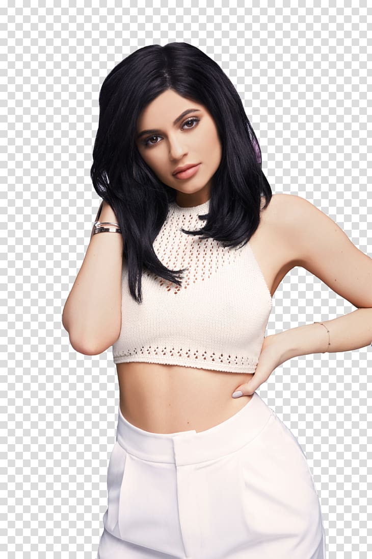 Kylie Jenner Keeping Up with the Kardashians Kendall and Kylie, cartoon portrait transparent background PNG clipart