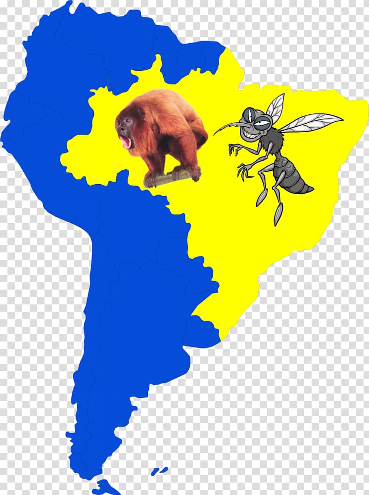 South America Encapsulated PostScript Map , Yellow Fever Mosquito transparent background PNG clipart