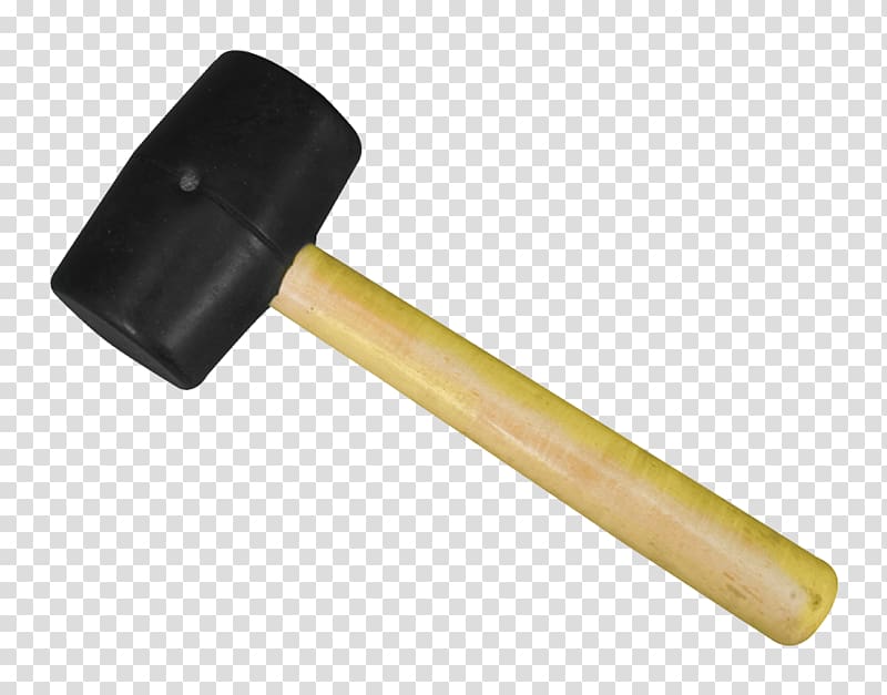 Hammer Hand tool Mallet Wood Natural rubber, hammer transparent background PNG clipart