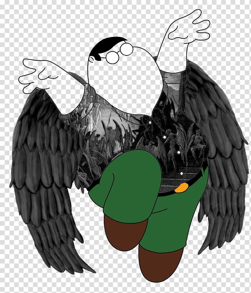 Peter Griffin Intellectual Cartoon Eagle, Anime funny transparent background PNG clipart