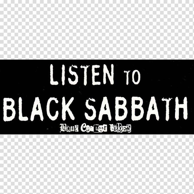 Sticker Label Advertising Brand Decal, black sabbath transparent background PNG clipart