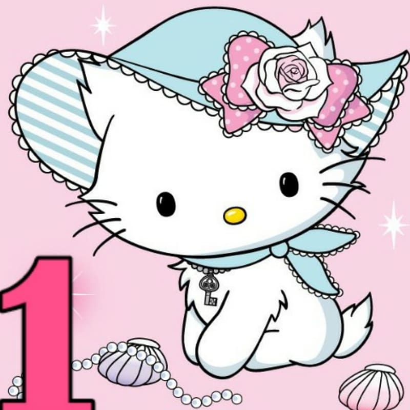 Hello Kitty Kitten Cat Sanrio Kavaii, hello transparent background PNG clipart