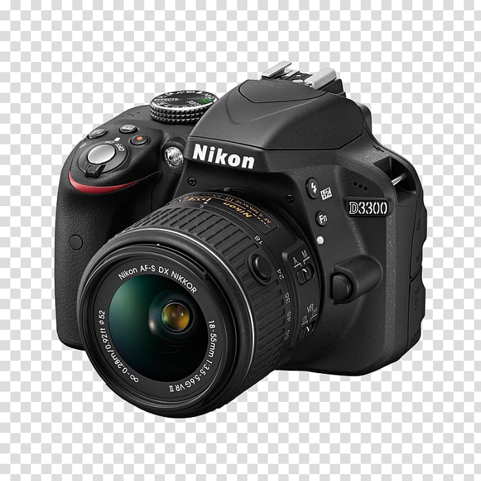 Nikon D3300 Nikon D5600 Nikon D5300 Nikon D3400 Digital SLR, Camera transparent background PNG clipart