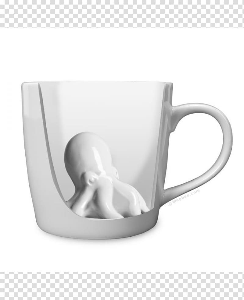 Octopus Mug Coffee cup Ceramic, mug transparent background PNG clipart