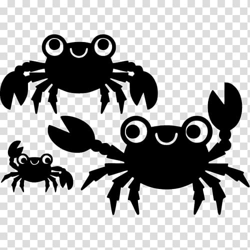 Crab Decapoda Sticker Wall decal, crab transparent background PNG clipart