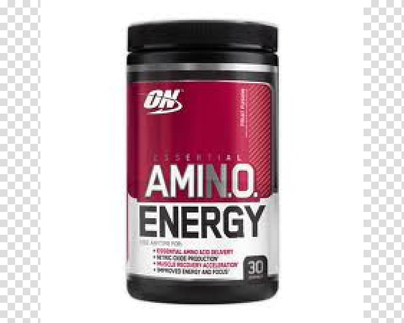Optimum Nutrition Essential Amino Energy Dietary supplement Branched-chain amino acid, Mojito strawberry transparent background PNG clipart