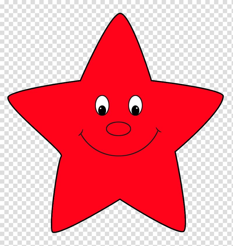 Cartoon Star , red star transparent background PNG clipart