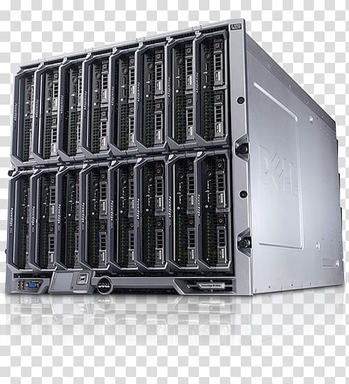 Dell PowerEdge Blade server 19-inch rack Computer Servers, 24x7 transparent background PNG clipart