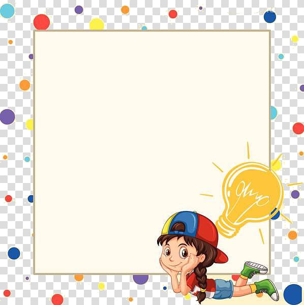 Illustration, Cartoon thinking boy transparent background PNG clipart