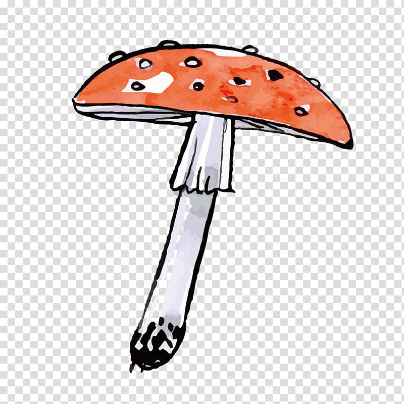 Mushroom Fungus, Hand drawn fungus wild mushrooms transparent background PNG clipart