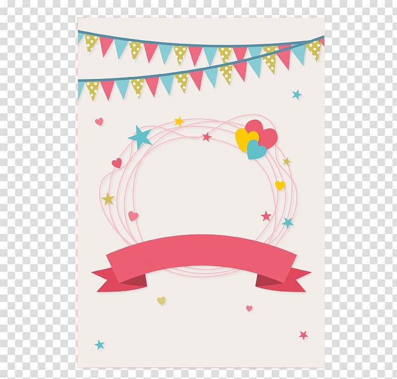 fresh anniversary greeting card material transparent background PNG clipart