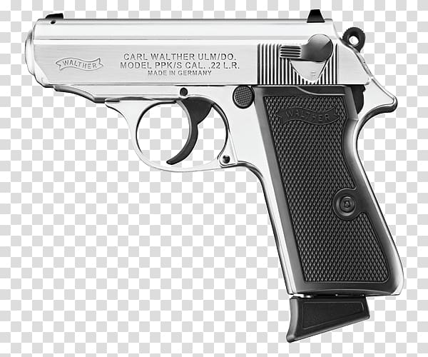 Pistolet Walther PPK Semi-automatic pistol Carl Walther GmbH Semi-automatic firearm, Handgun transparent background PNG clipart