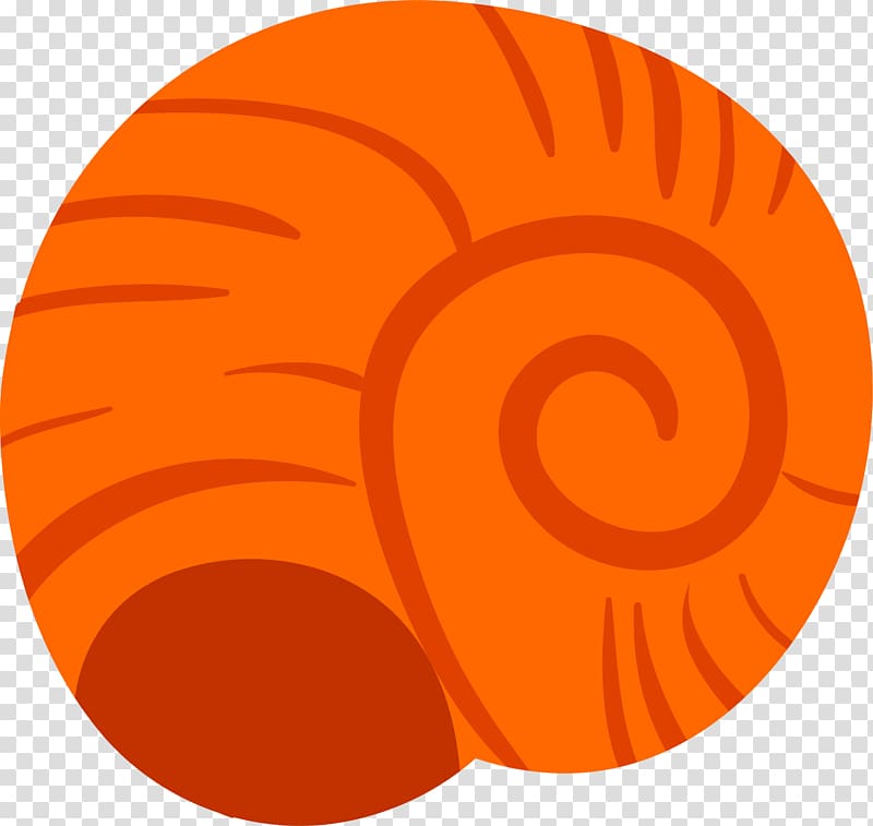Gastropods Cartoon Snail, Orange cartoon snail shell transparent background PNG clipart