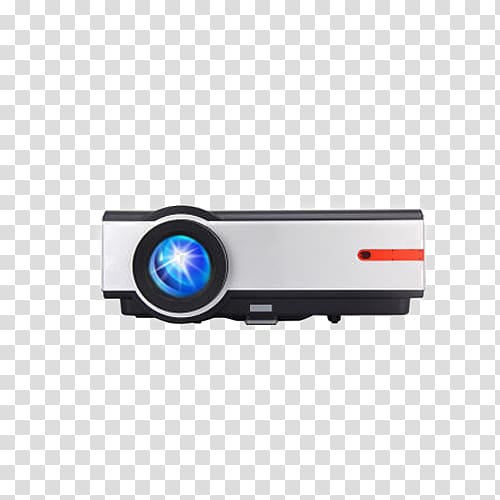 LCD projector High-definition television Video projector, HD home projector transparent background PNG clipart