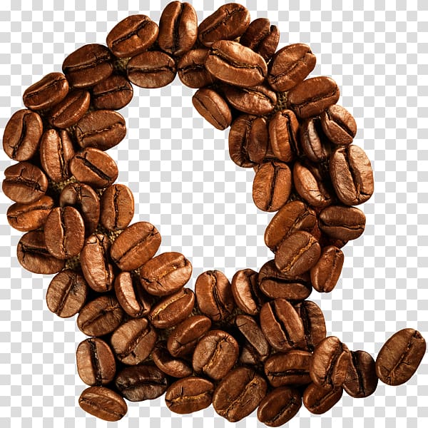 Jamaican Blue Mountain Coffee Letter Coffee bean, Coffee transparent background PNG clipart