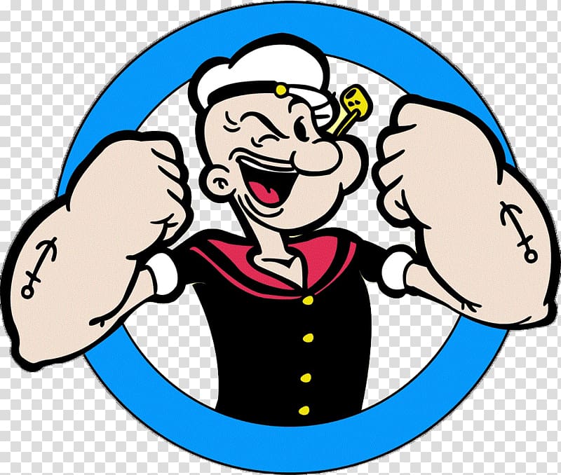 Popeye Olive Oyl Bluto Cartoon , comic fisherman transparent background PNG clipart