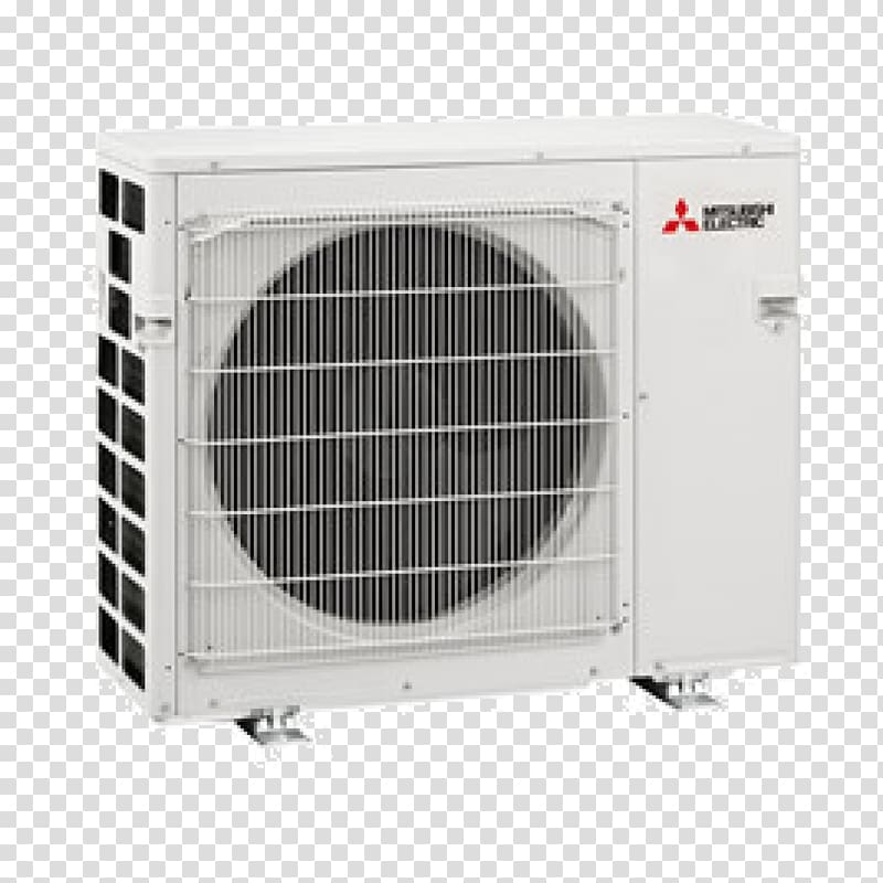 Mitsubishi Model A Air conditioning Heat pump Specification, multi-room transparent background PNG clipart