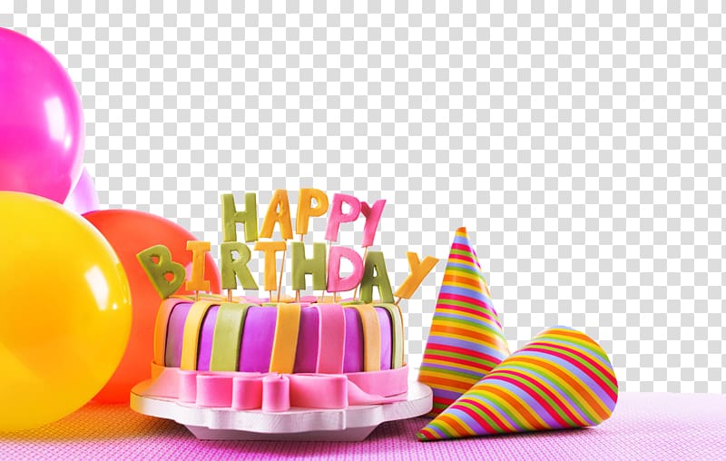 Birthday cake Happy Birthday to You Party , Birthday Cake, pink and green Happy Birthday cake decor transparent background PNG clipart