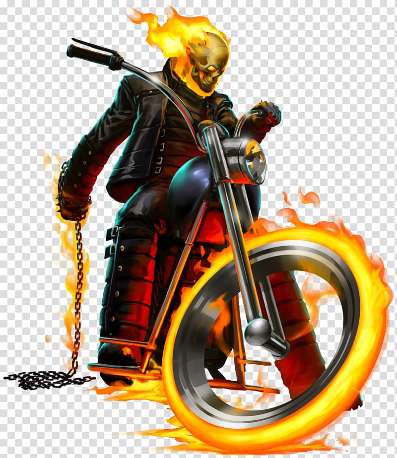 Johnny Blaze Marvel Puzzle Quest Deadpool Motorcycle Helmets Marvel Comics, rider transparent background PNG clipart