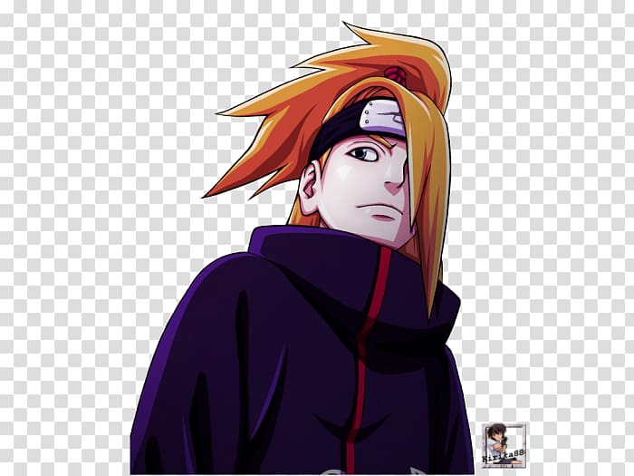Deidara Naruto Uzumaki Sasori Itachi Uchiha Rendering, naruto transparent background PNG clipart