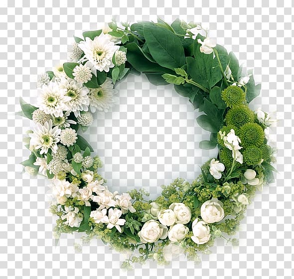 Advent wreath Funeral Flower Garland, funeral transparent background PNG clipart