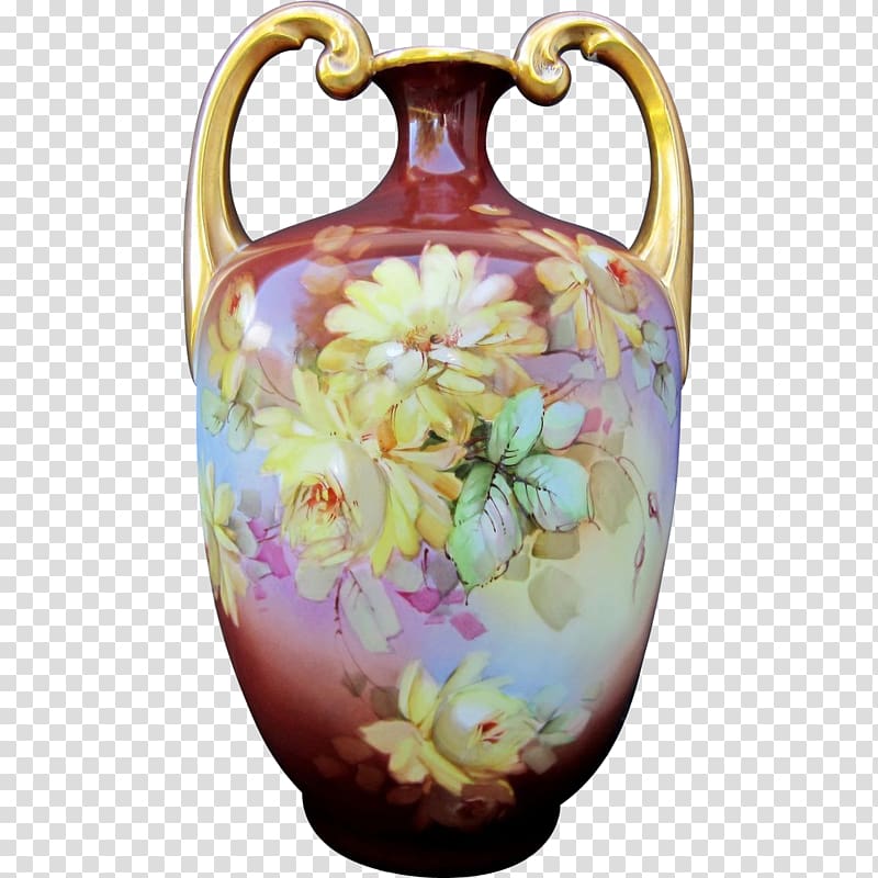Vase Limoges porcelain Pottery Jug, vase transparent background PNG clipart