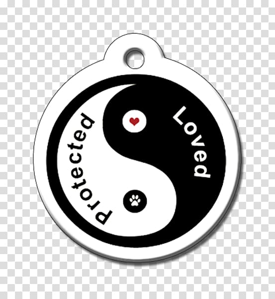 Dog tag Pet tag Christmas ornament Symbol, yin yang dog transparent background PNG clipart