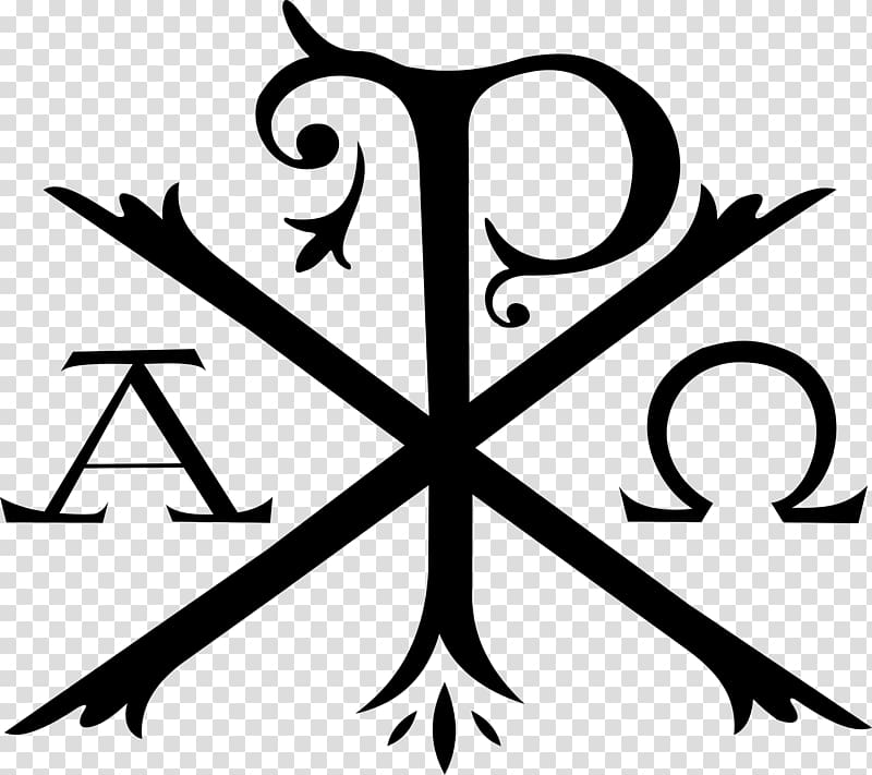 Chi Rho Alpha and Omega Symbol Christianity, chi transparent background PNG clipart