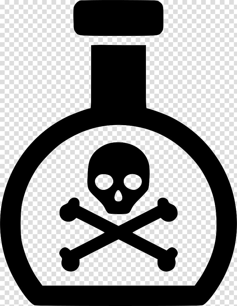 Skull and crossbones Human skull symbolism Poison Toxicity, skull transparent background PNG clipart