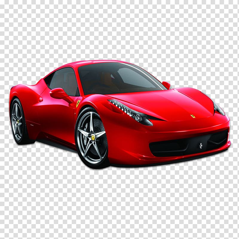 2014 Ferrari 458 Spider Sports car Luxury vehicle, Red sports car transparent background PNG clipart