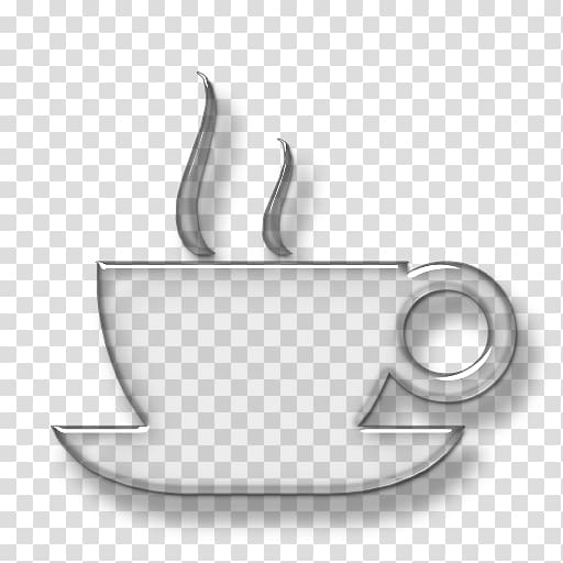 gray teacup illustration, White coffee Tea Coffee cup Computer Icons, Coffee Background transparent background PNG clipart