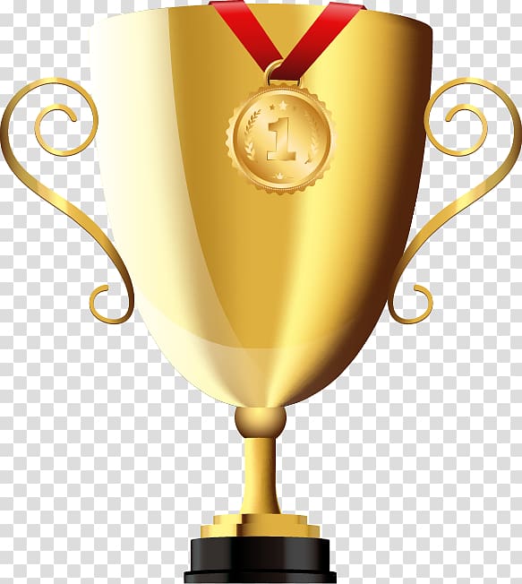 Trophy Cup , Beautifully golden trophy transparent background PNG clipart