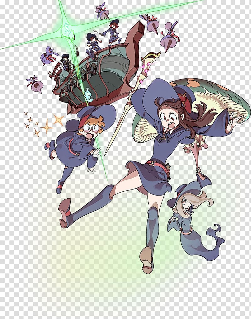 Shiny Chariot Little Witch Academia: Chamber of Time Fan art Akko Kagari, ursula transparent background PNG clipart
