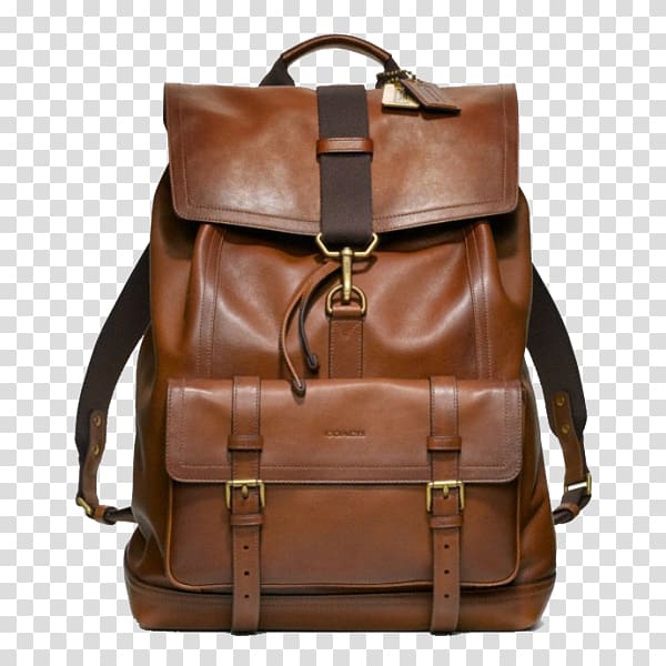 Coach Bleecker Backpack Bag Leather Tapestry, backpack transparent background PNG clipart