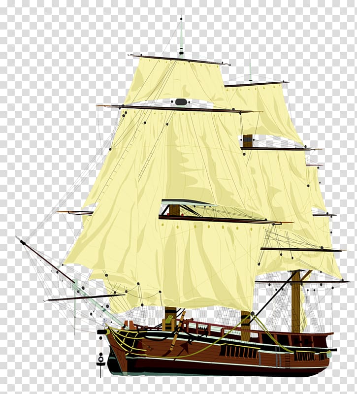 Sail Brigantine Ship Clipper Barquentine, sail transparent background PNG clipart