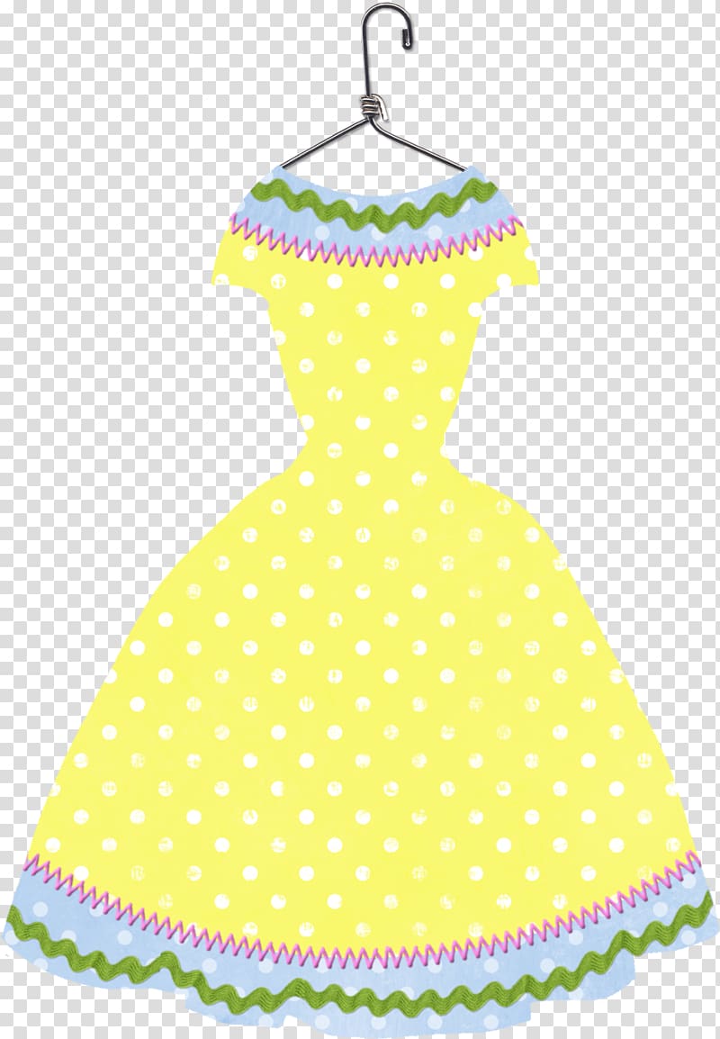 Dress Clothing Polka dot Dance Pattern, dress hanger transparent background PNG clipart