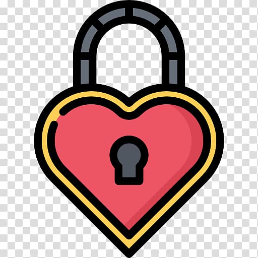 Computer Icons Encapsulated PostScript , heart lock transparent background PNG clipart