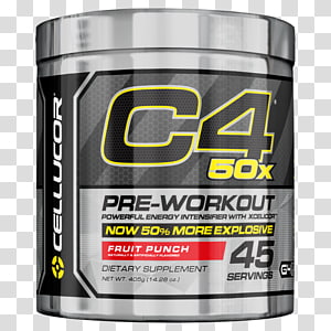 Cellucor Pre-workout Dietary supplement C-4 Bodybuilding supplement, Cellucor transparent background PNG clipart thumbnail