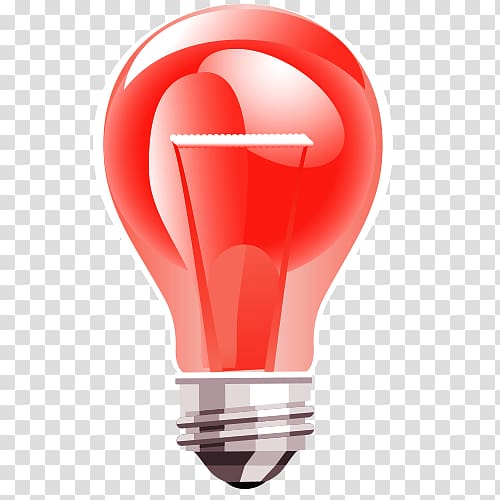 Incandescent light bulb Lamp, Cartoon light bulb transparent background PNG clipart